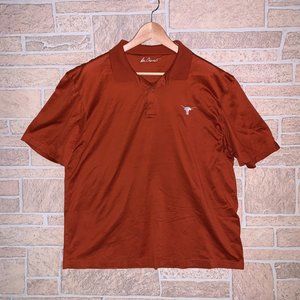 Ben Crenshaw Burnt Orange Longhorn Light Polo XL
